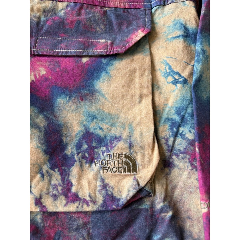 The North Face Womens WindWall Tie Dye Hooded Jacket Multicolor Medium Full Zip - Picture 9 of 9